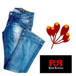 ROCK REVIVAL Elizabeth Wide-Leg